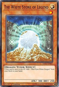 The White Stone of Legend [Legendary Duelists: White Dragon Abyss] [LED3-EN007] | Anubis Games and Hobby