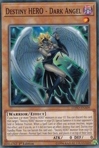 Destiny HERO - Dark Angel [Legendary Hero Decks] [LEHD-ENA09] | Anubis Games and Hobby