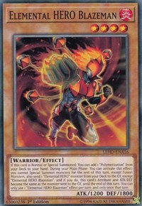 Elemental HERO Blazeman [Legendary Hero Decks] [LEHD-ENA16] | Anubis Games and Hobby