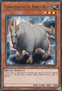 Tanngrisnir of the Nordic Beasts (UR) [Legendary Hero Decks] [LEHD-ENB01] | Anubis Games and Hobby