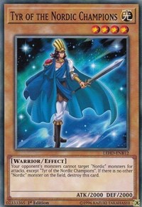 Tyr of the Nordic Champions [Legendary Hero Decks] [LEHD-ENB12] | Anubis Games and Hobby