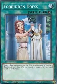 Forbidden Dress [Legendary Hero Decks] [LEHD-ENB18] | Anubis Games and Hobby