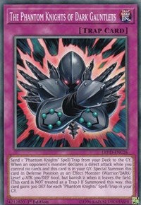 The Phantom Knights of Dark Gauntlets [Legendary Hero Decks] [LEHD-ENC26] | Anubis Games and Hobby