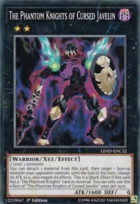 The Phantom Knights of Cursed Javelin [Legendary Hero Decks] [LEHD-ENC32] | Anubis Games and Hobby