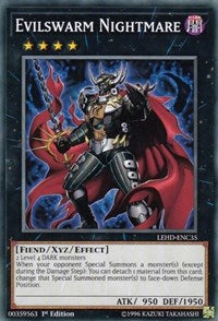 Evilswarm Nightmare [Legendary Hero Decks] [LEHD-ENC35] | Anubis Games and Hobby