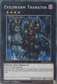 Evilswarm Thanatos [Legendary Hero Decks] [LEHD-ENC36] | Anubis Games and Hobby