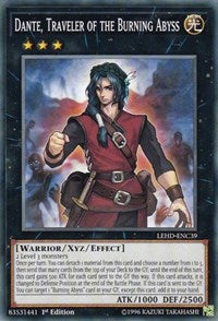 Dante, Traveler of the Burning Abyss [Legendary Hero Decks] [LEHD-ENC39] | Anubis Games and Hobby