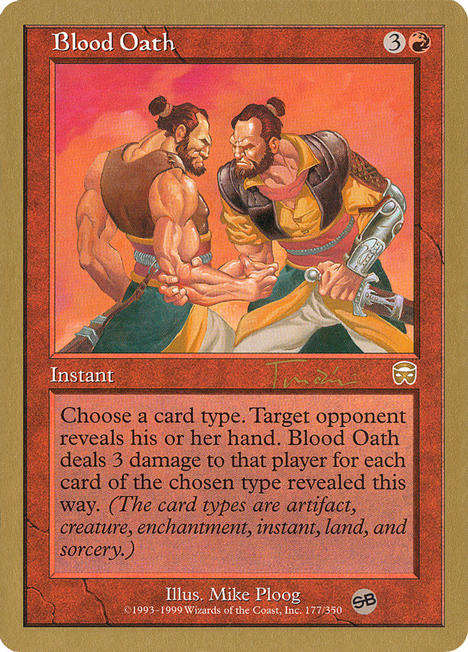 Blood Oath (Jan Tomcani) (SB) [World Championship Decks 2001] | Anubis Games and Hobby