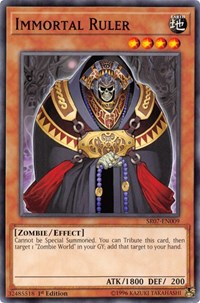 Immortal Ruler [Structure Deck: Zombie Horde] [SR07-EN009] | Anubis Games and Hobby