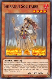 Shiranui Solitaire [Structure Deck: Zombie Horde] [SR07-EN018] | Anubis Games and Hobby