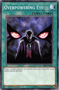 Overpowering Eye [Structure Deck: Zombie Horde] [SR07-EN026] | Anubis Games and Hobby