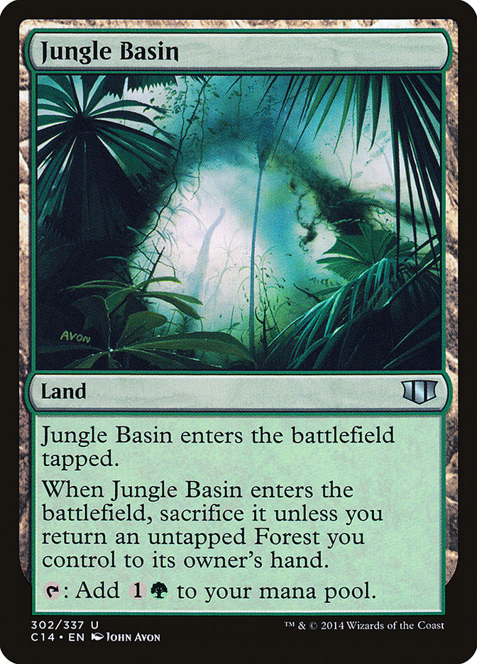 Jungle Basin [Commander 2014] | Anubis Games and Hobby