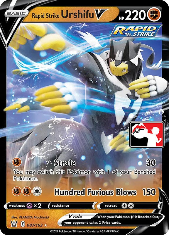 Rapid Strike Urshifu V (087/163) [Prize Pack Series One] | Anubis Games and Hobby