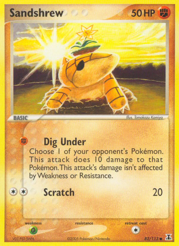 Sandshrew (82/113) [EX: Delta Species] | Anubis Games and Hobby