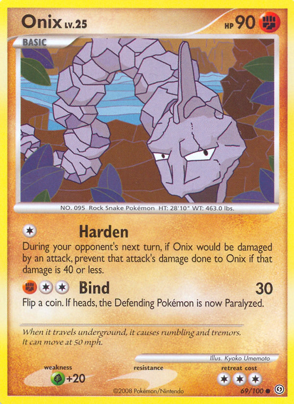 Onix (69/100) [Diamond & Pearl: Stormfront] | Anubis Games and Hobby
