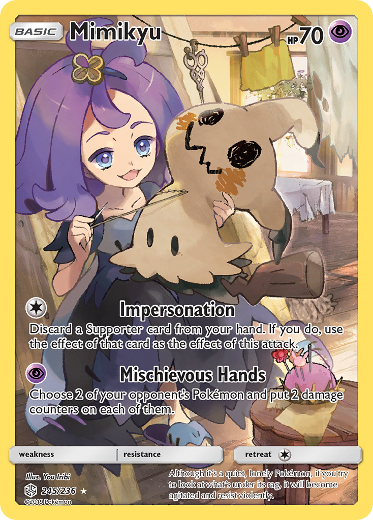 Mimikyu (245/236) [Sun & Moon: Cosmic Eclipse] | Anubis Games and Hobby