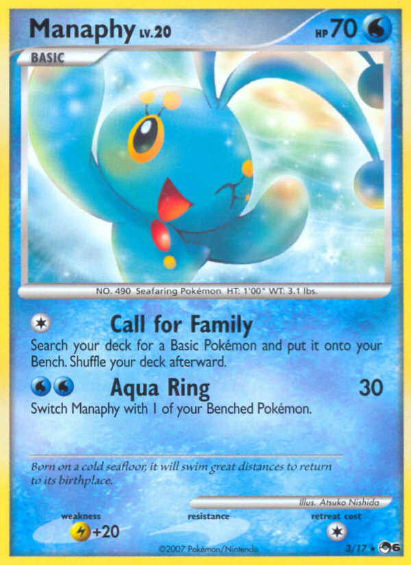 Manaphy (3/17) [POP Series 6] | Anubis Games and Hobby