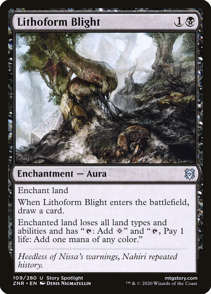 Lithoform Blight [Zendikar Rising] | Anubis Games and Hobby