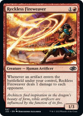 Reckless Fireweaver [Jumpstart 2022] | Anubis Games and Hobby