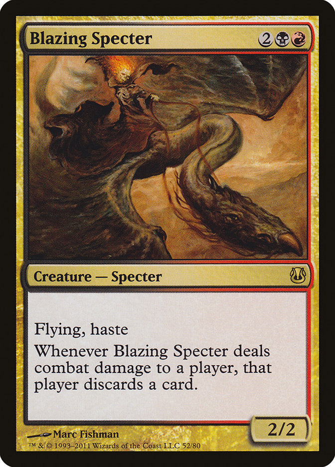 Blazing Specter [Duel Decks: Ajani vs. Nicol Bolas] | Anubis Games and Hobby