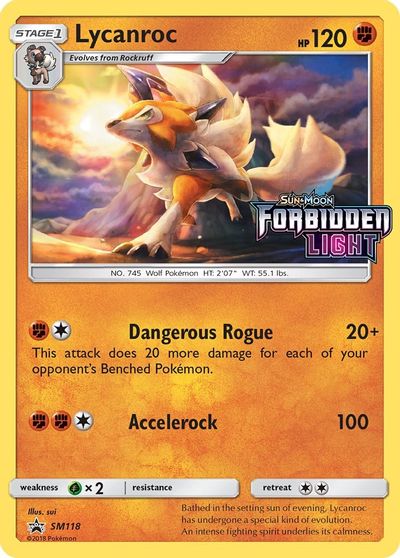 Lycanroc (SM118) (Prerelease Promo) [Sun & Moon: Black Star Promos] | Anubis Games and Hobby