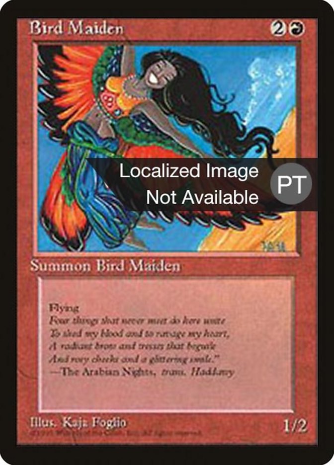 Bird Maiden [Fourth Edition (Foreign Black Border)] | Anubis Games and Hobby