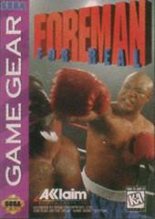 Foreman for Real - Sega Game Gear | Anubis Games and Hobby