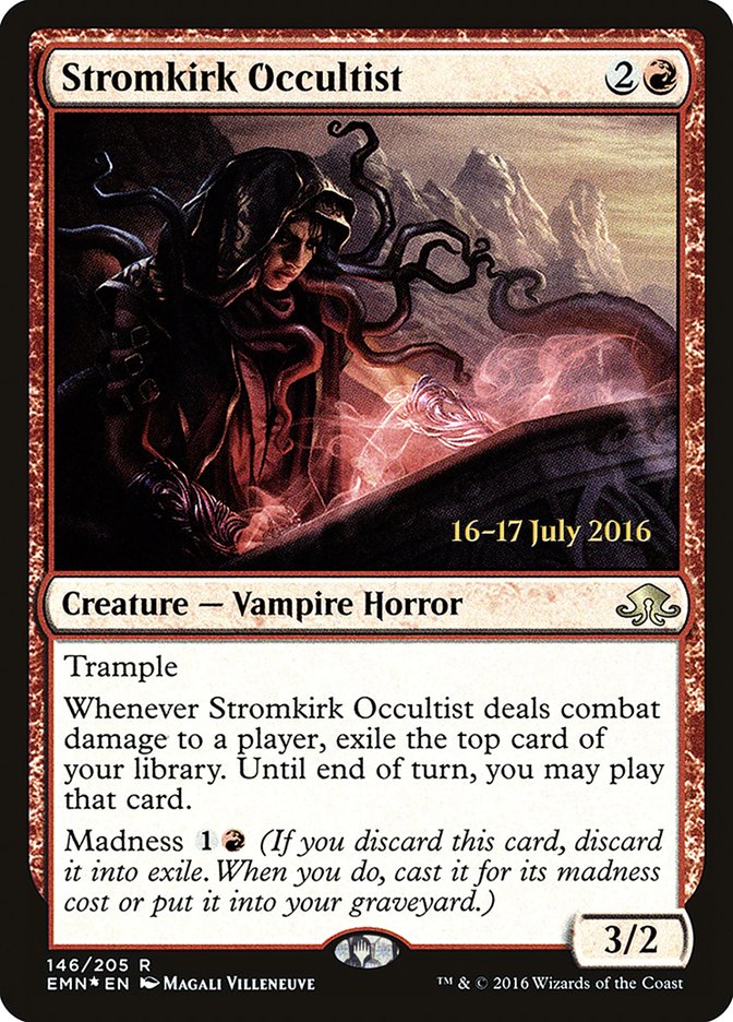 Stromkirk Occultist [Eldritch Moon Prerelease Promos] | Anubis Games and Hobby