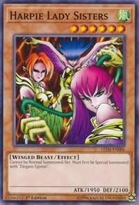 Harpie Lady Sisters [Legendary Duelists: Sisters of the Rose] [LED4-EN006] | Anubis Games and Hobby