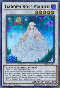 Garden Rose Maiden [Legendary Duelists: Sisters of the Rose] [LED4-EN023] | Anubis Games and Hobby