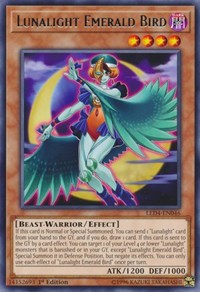 Lunalight Emerald Bird [Legendary Duelists: Sisters of the Rose] [LED4-EN046] | Anubis Games and Hobby