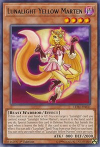 Lunalight Yellow Marten [Legendary Duelists: Sisters of the Rose] [LED4-EN047] | Anubis Games and Hobby