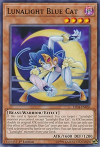 Lunalight Blue Cat [Legendary Duelists: Sisters of the Rose] [LED4-EN050] | Anubis Games and Hobby