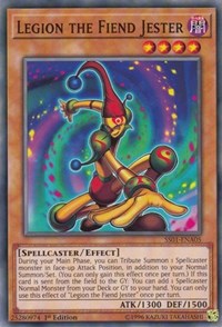 Legion the Fiend Jester [Speed Duel Decks: Destiny Masters] [SS01-ENA05] | Anubis Games and Hobby