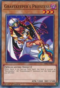 Gravekeeper's Priestess [Speed Duel Decks: Destiny Masters] [SS01-ENB07] | Anubis Games and Hobby