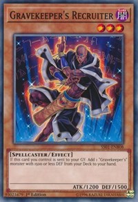 Gravekeeper's Recruiter [Speed Duel Decks: Destiny Masters] [SS01-ENB08] | Anubis Games and Hobby