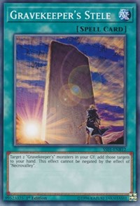 Gravekeeper's Stele [Speed Duel Decks: Destiny Masters] [SS01-ENB12] | Anubis Games and Hobby