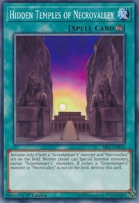 Hidden Temples of Necrovalley [Speed Duel Decks: Destiny Masters] [SS01-ENB13] | Anubis Games and Hobby