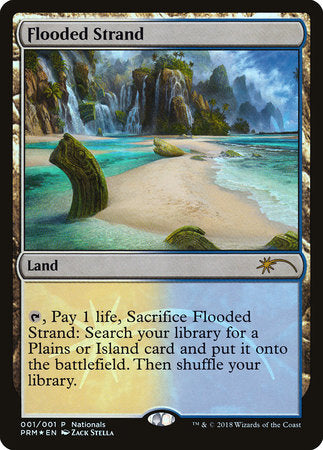 Flooded Strand [Nationals Promos] | Anubis Games and Hobby