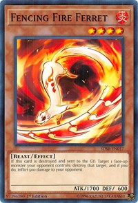 Fencing Fire Ferret [Structure Deck: Soulburner] [SDSB-EN017] | Anubis Games and Hobby