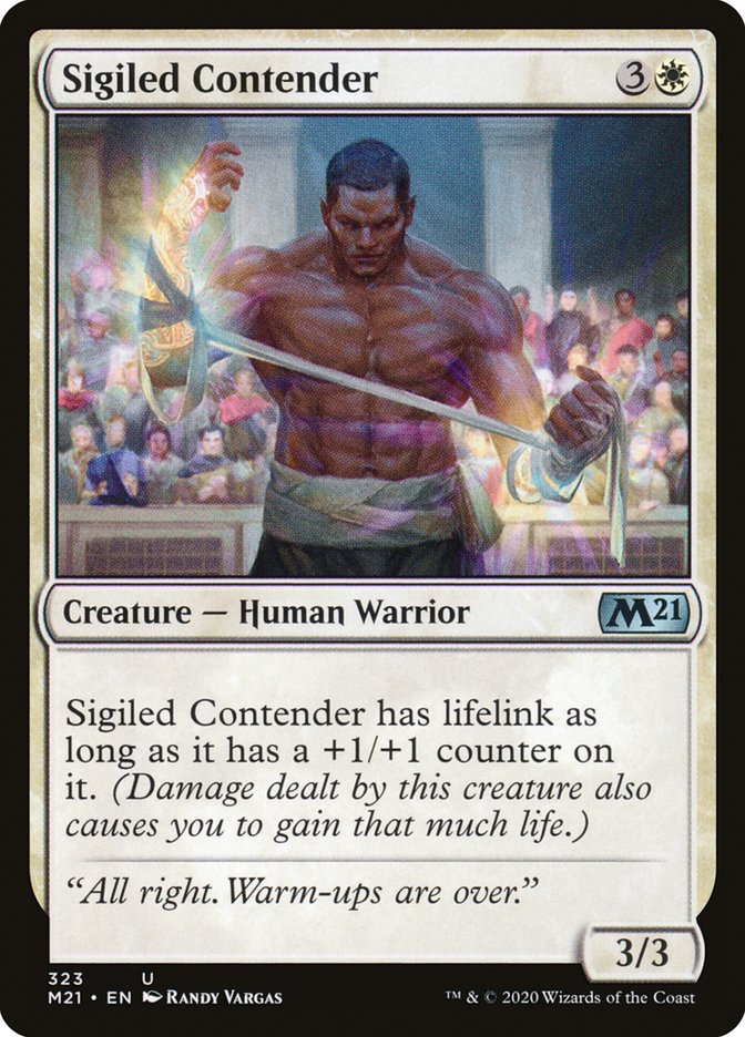 Sigiled Contender [Core Set 2021] | Anubis Games and Hobby