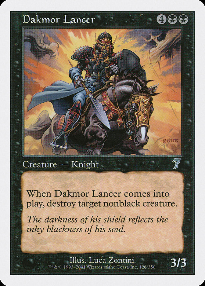 Dakmor Lancer [Seventh Edition] | Anubis Games and Hobby