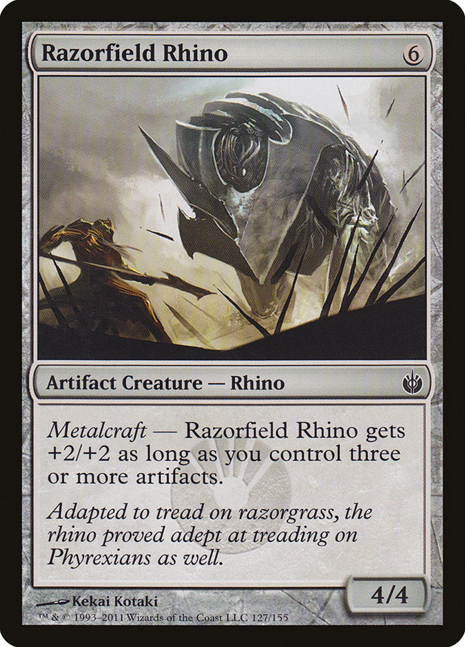 Razorfield Rhino [Mirrodin Besieged] | Anubis Games and Hobby