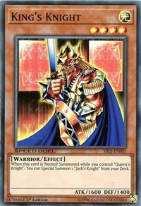 King's Knight [Speed Duel: Arena of Lost Souls] [SBLS-EN005] | Anubis Games and Hobby