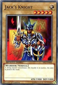 Jack's Knight [Speed Duel: Arena of Lost Souls] [SBLS-EN006] | Anubis Games and Hobby