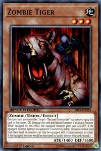 Zombie Tiger [Speed Duel: Arena of Lost Souls] [SBLS-EN033] | Anubis Games and Hobby