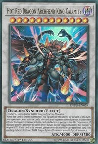 Hot Red Dragon Archfiend King Calamity [Duel Power] [DUPO-EN059] | Anubis Games and Hobby