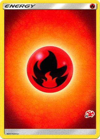 Fire Energy (Charizard Stamp #29) [Battle Academy 2020] | Anubis Games and Hobby