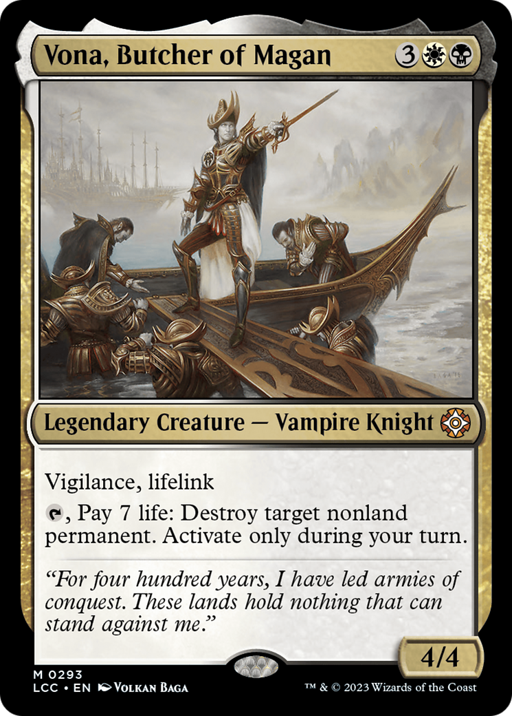 Vona, Butcher of Magan [The Lost Caverns of Ixalan Commander] | Anubis Games and Hobby