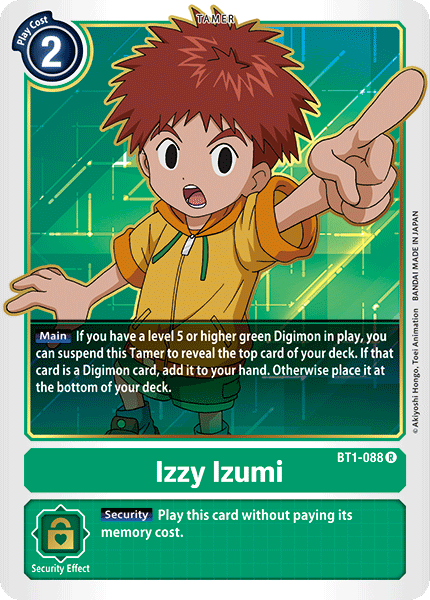 Izzy Izumi [BT1-088] [Release Special Booster Ver.1.0] | Anubis Games and Hobby